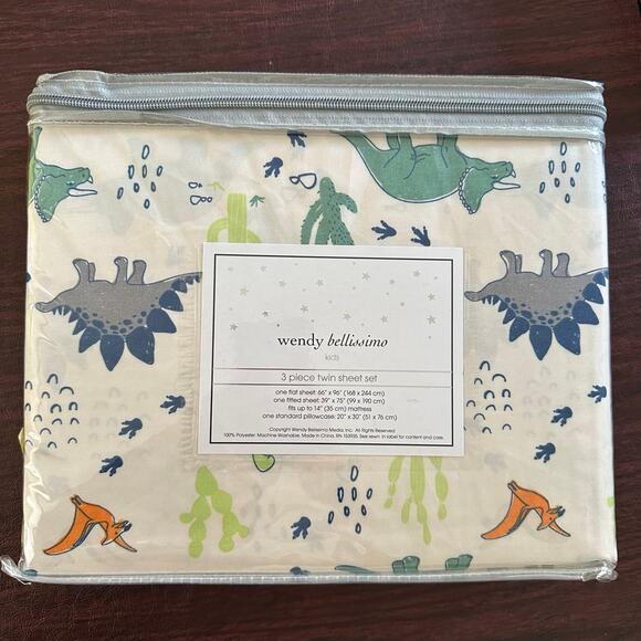 Wendy bellisimo dinosaurs twin sheets - Picture 2 of 3